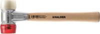 ha3968040 Halder Round Nylon Mallet 510g With Replaceable Face