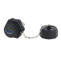 u3c00031 L-Com Straight, Socket- Single Port Type USB Type A 3 USB Connector