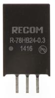 r-78hb24-03 Recom Switching Regulator, Through Hole, 24V dc Output Voltage, 36 → 72V dc Input Voltage, 300mA Output Current,