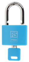 781-6001 RS PRO Key Brass Padlock, 6mm Shackle, 43mm Body