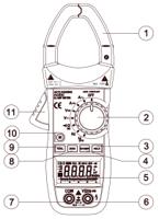 296-521 RS PRO Clamp Meters, 1000A dc, Max Current 1000A ac CAT II 1000V