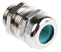 53112532 Lapp SKINTOP Series Nickel Plated Brass Cable Gland, M20 Thread, 7mm min., 13mm max., IP68