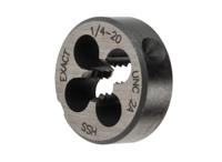 04310 EXACT Thread Die, 1/4-20, 20mm od