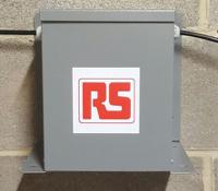 122-6706 RS PRO 1.65 kVA Intermittent 5 Mins on 15 Mins off Site Transformer, 230V ac Primary, 110 (55V Secondary, 2 x 16A O/P