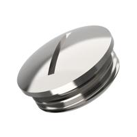 52103140lf Lapp Blanking Plug, M32, 35mm Hole Diameter, Nickel Plated Brass, 35mm Diameter, Threaded