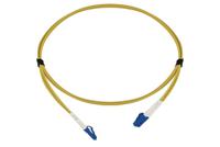 flcxxs2-lclcdy-050m HellermannTyton Connectivity LC to LC Duplex OS2 Single Mode OS2 Fibre Optic Cable, 3mm, Yellow, 5m
