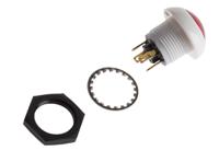 p9-113191 Otto Push Button Switch, Momentary, Panel Mount, 12mm Cutout, DPDT, 28V dc, IP64