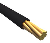 6711-bk005 Alpha Wire Ecogen Ecowire Series Black 0.13 mm² Hook Up Wire, 26 AWG, 7/0.16 mm, 30m, MPPE Insulation, 6711 BK005