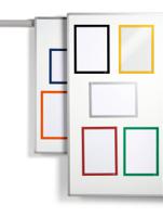 486903 Durable MagneticDURAFRAME® MAGNETIC Red A4 Metal Information Frame, 323mm Height, 236mm Width