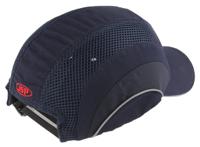 abs000-002-100 JSP Dark Blue Short Peaked Safety Cap, HDPE Protective Material
