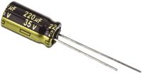 eeufm1v221l Panasonic 220μF Aluminium Electrolytic Capacitor 35V dc, Radial, Through Hole - EEUFM1V221L