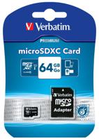 44084 Verbatim 64 GB MicroSDXC Micro SD Card, Class 10