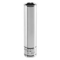 r12la Facom 1/4 in Drive 12mm Long Socket, 6 point, 50.5 mm Overall Length