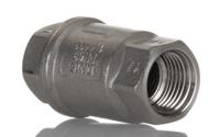 257-0036 RS PRO Stainless Steel Check Valve Check Valve 1/2in, 63 bar
