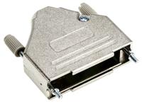 mhdtzk25-ra-pc-k MH Connectors MHDTZK-RA Series Zinc D Sub Backshell, 25 Way, Strain Relief