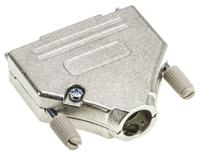 mhdtzk25-ra-pc-k MH Connectors MHDTZK-RA Series Zinc D Sub Backshell, 25 Way, Strain Relief