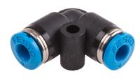 qsl-4 Festo QSL Series Elbow Tube-toTube Adaptor, Push In 4 mm to Push In 4 mm, Tube-to-Tube Connection Style, 153070