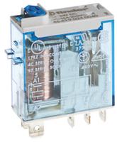 466180120040 Finder Plug In Power Relay, 12V ac Coil, 25A Switching Current, SPDT