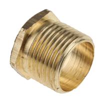 608-244 RS PRO M20 Male Bush Cable Conduit Fitting, 20mm nominal size