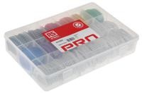 914-0602 RS PRO Slide On Cable Marker Kit, Black, Blue, Brown, Green, Grey, Orange, Red, Violet, White, Yellow, Pre-printed "-,