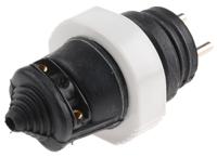 0-502-48 Legrand French Mains Plug, 16A Black, Cable Mount Rubber, 230 V