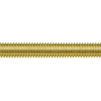 468-7112 RS PRO Plain Brass Threaded Rod, M6, 1m