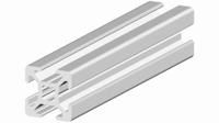 264-7855 RS PRO Silver Aluminium, Anodized Profile Strut, 20 x 20 mm, 6mm Groove, 2m Length