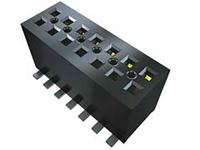 fle-105-01-g-dv-k-tr Samtec FLE Series Straight Surface Mount PCB Socket, 10-Contact, 2-Row, 1.27mm Pitch, Solder Termination