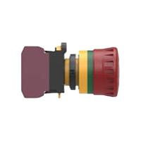 pbes22l022r TE Connectivity PBES22 Series Illuminated Emergency Stop Push Button, Panel Mount, 22.3mm Cutout, 2NC, IP20, IP65