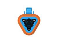 dt06-3s-te07 TE Connectivity, DT06-3S Automotive Connector Socket Blue Cable 3 Way, Cable Termination DT06-3S-TE07