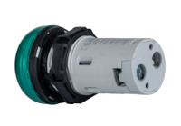 lpmlp3 Lovato, LPML, Panel Mount Green LED Pilot Light, 22mm Cutout, IP66, IP67, IP69K, Round, 380-415V