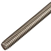 289-095 RS PRO Plain Stainless Steel Threaded Rod, M20, 1m