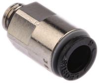 3101-06-55 Legris LF3000 Series Straight Threaded Adaptor, M7 Male to Push In 6 mm, Threaded-to-Tube Connection Style