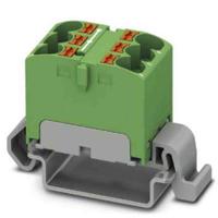 3273666 Phoenix Contact Distribution Block, 6 Way, 0.2 → 6mm², 32A, 800 V, Green
