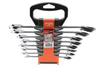 1rmsh8 Bahco 1RM Series 8-Piece Spanner Set, 8 → 19 mm, Alloy Steel