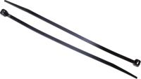 233-465 RS PRO Cable Tie, 150mm x 3.6 mm, Black Nylon, Pk-100