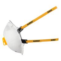 dxirffp310 DeWALT DXIRFFP3 Series Disposable Respirator, FFP3, Valved, Moulded