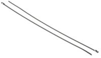 183-4231 RS PRO Cable Tie, Ball Lock, 360mm x 4.6 mm 316 Stainless Steel, Pk-100