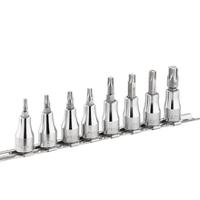 sx41 Facom 8-Piece Metric 1/2 in Bit Socket Set, Torx