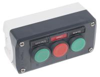 xald321 Schneider Electric Spring Return Enclosed Push Button - 2NO, SPST, Polycarbonate, Green, Red, IP66, IP67, IP69K