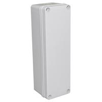 chdx6-327 CAMDENBOSS X6 Series Grey ABS General Purpose Enclosure, IP67, IK08, Grey Lid, 250x80x70mm