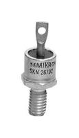 skr-2612 Semikron Danfoss 1200 V 25 A Diode High Voltage 2-Pin DO-203AA SKR 26/12
