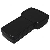 194-7490 RS PRO Black ABS Hand Held Enclosure, Integral Battery Compartment, Display Window, IP54, 210 x 110 x 41mm