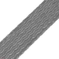 1232-sv005 Alpha Wire Expandable Braided Tinned Copper Silver Cable Sleeve, 9.53mm Diameter, 30m Length, Braid 1232 Series