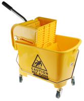 705-6265 20L Plastic Yellow Mop Bucket With Handle