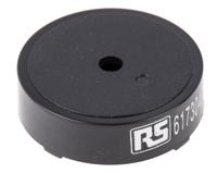 617-3047 RS PRO 85dB Through Hole Continuous External Piezo Buzzer, 24 x 7.5mm, 1V ac Min, 30V ac Max