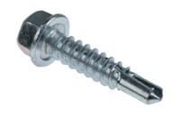 546-5884 RS PRO Bright Zinc Plated Steel Self Drilling Screw M5.5 x 25mm Long