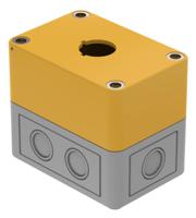 7049458 EAO Grey Plastic 4 Enclosure - 1 Hole 22.3mm Diameter