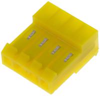 3-640427-4 TE Connectivity MTA-156 Series 3.96mm Pitch Right Angle Cable Mount IDC Connector, Socket, 4 Way, 1 Row