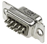 004617 Provertha TMC 9 Way Panel Mount D-sub Connector Socket, 2.77mm Pitch